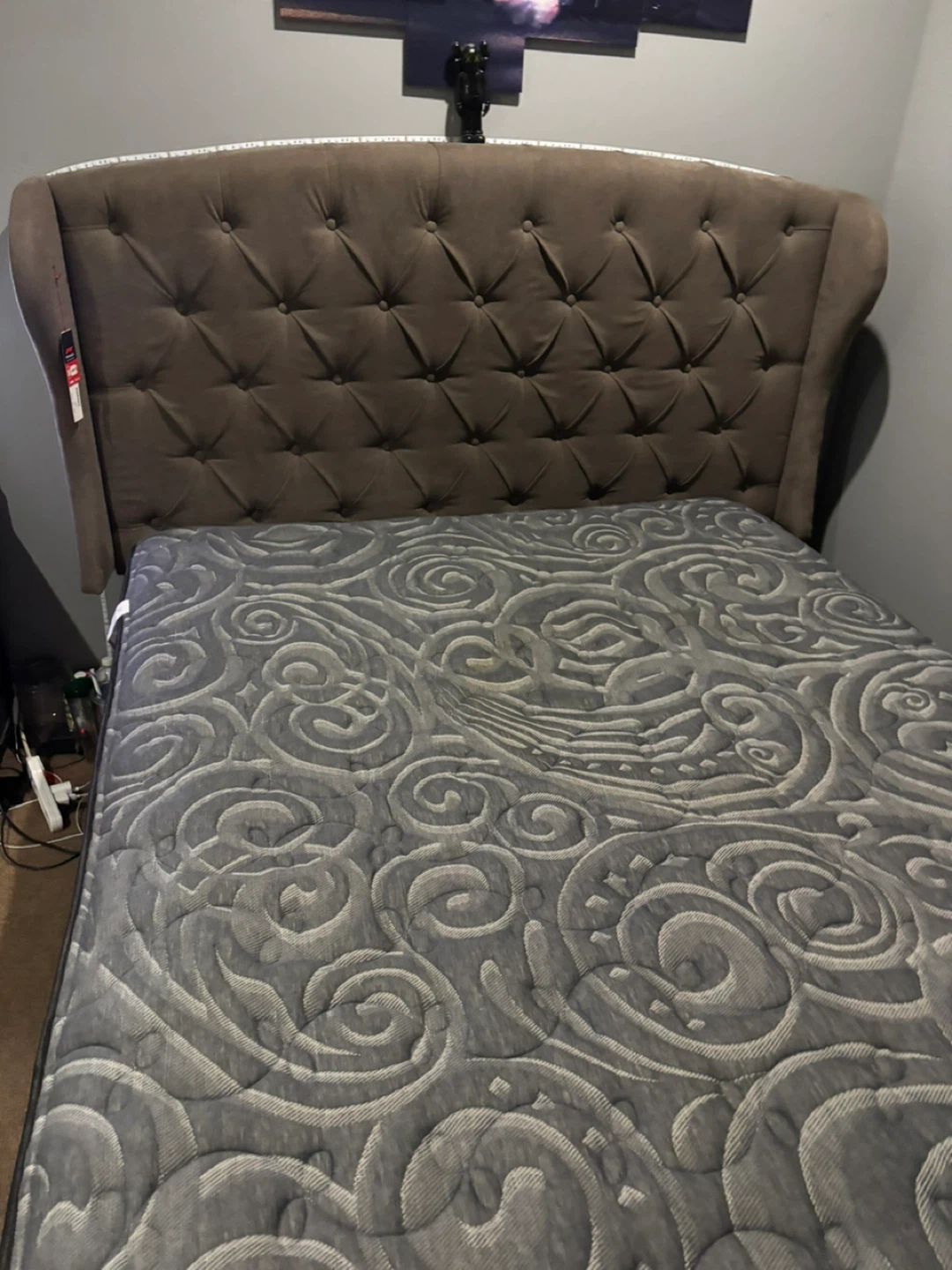 Queen size Bob's Furniture Mattress & frame