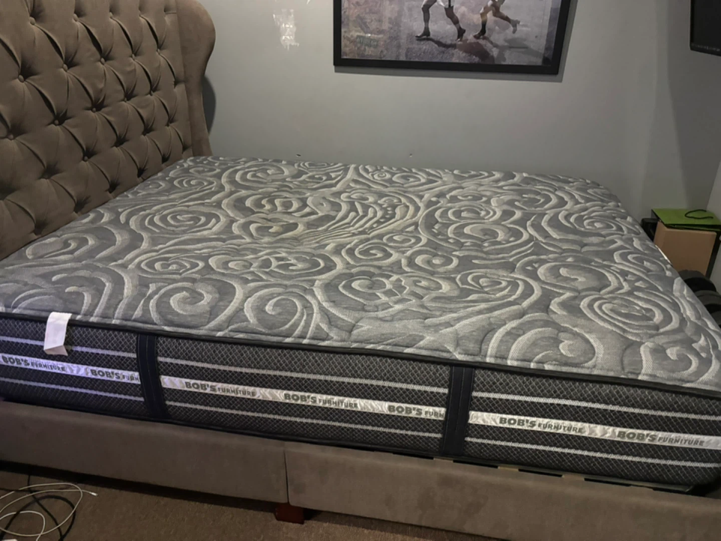 Queen size Bob's Furniture Mattress & frame - photo 2