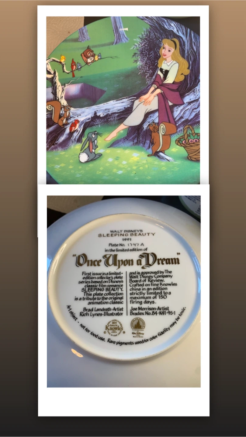 Walt Disney Sleeping Beauty Collector Plate