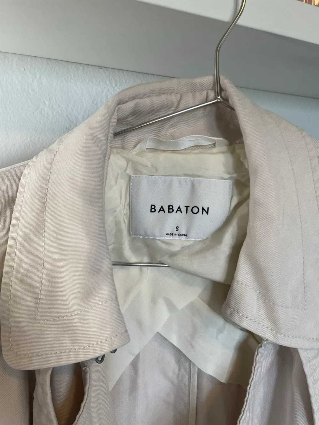 Babaton Trench Coat - Size Small thumbnail
