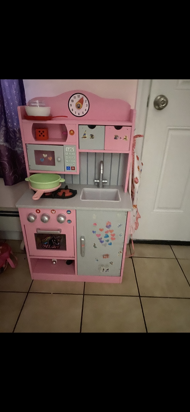 Pink Toy Kitchen Set