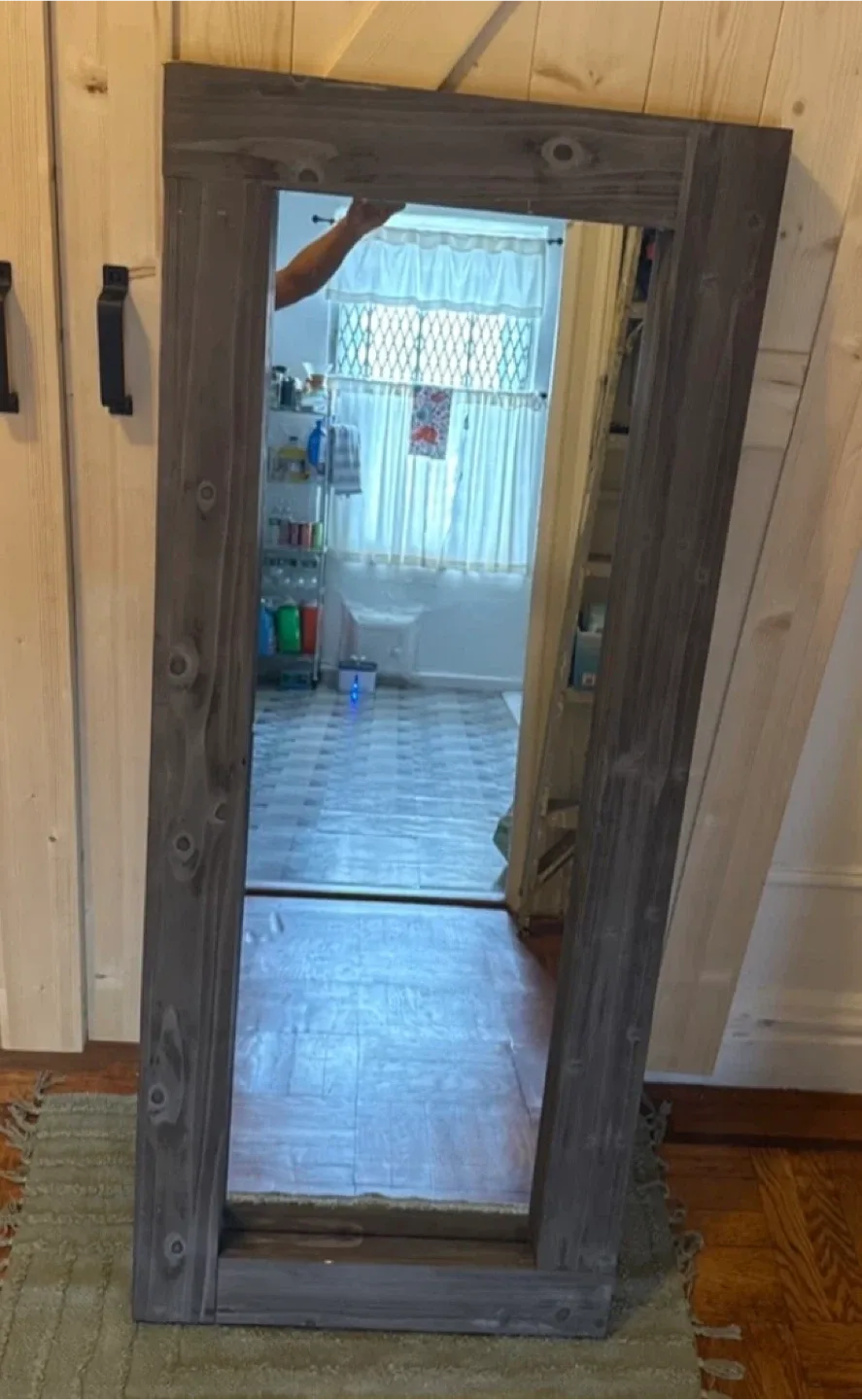 Wood Framed Mirror - Must Go ASAP image indicator(3)