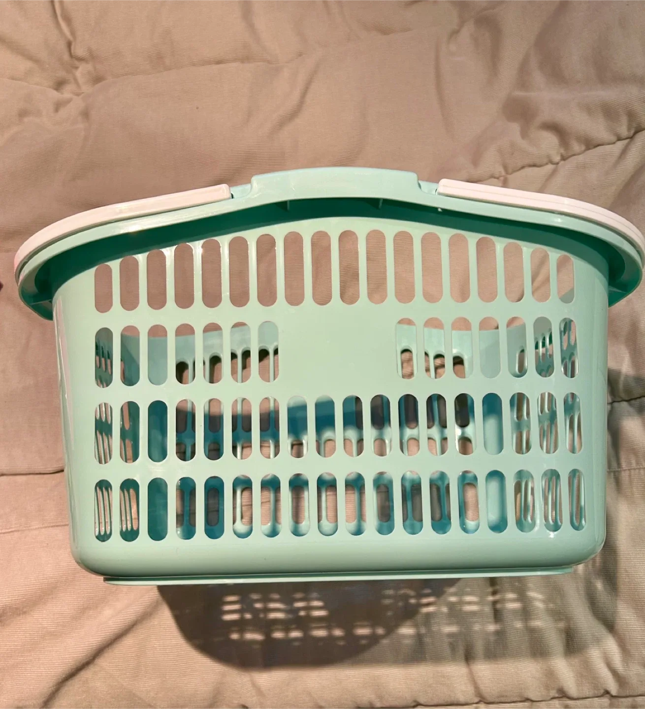 Mint Green Plastic Basket image indicator(3)