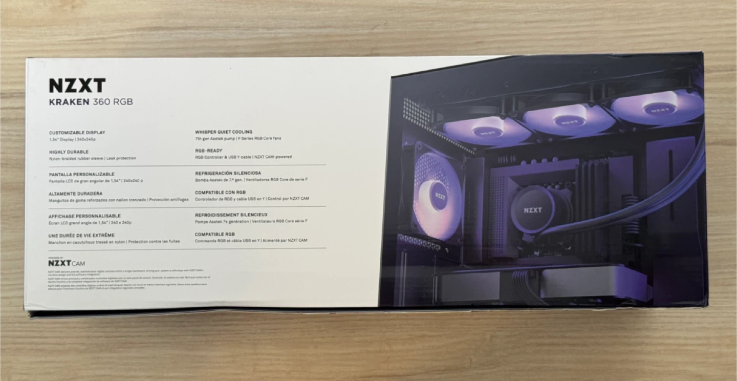 NZXT Kraken 360 RGB Liquid Cooler - New in Box - photo 2