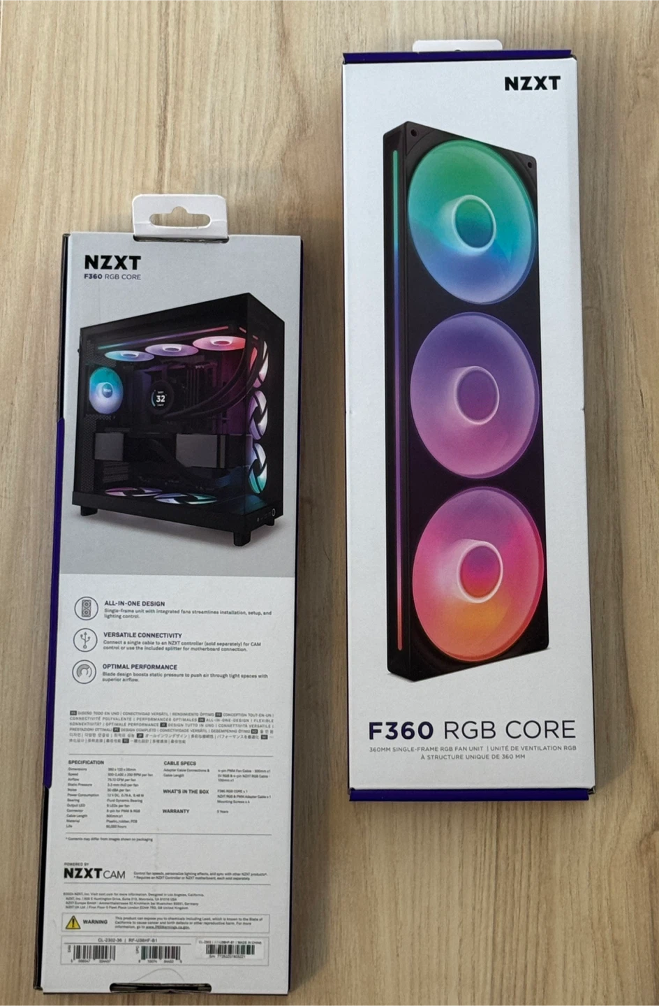 NZXT F360 RGB CORE 360mm Fan - New - photo 2