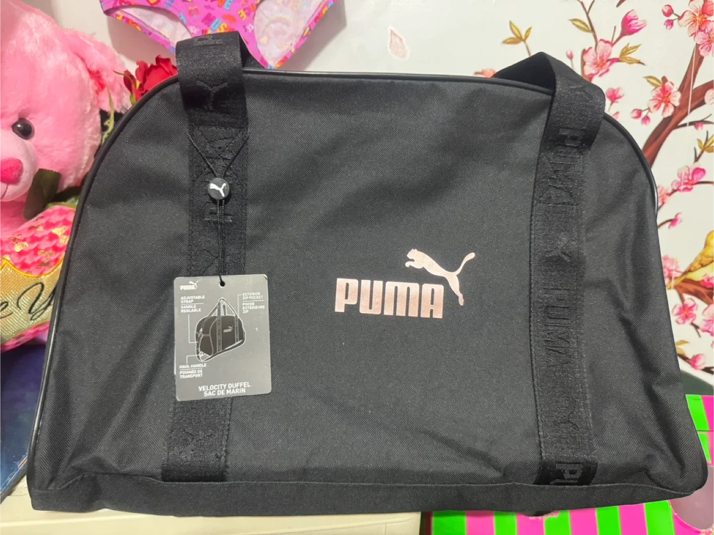 Puma Velocity Duffle Bag - Black thumbnail