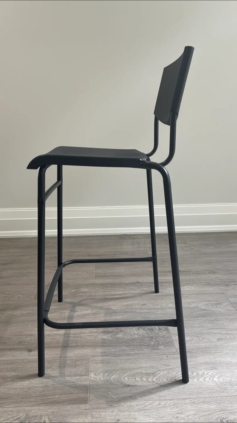 IKEA Franklin Bar Stool - Black image indicator(4)