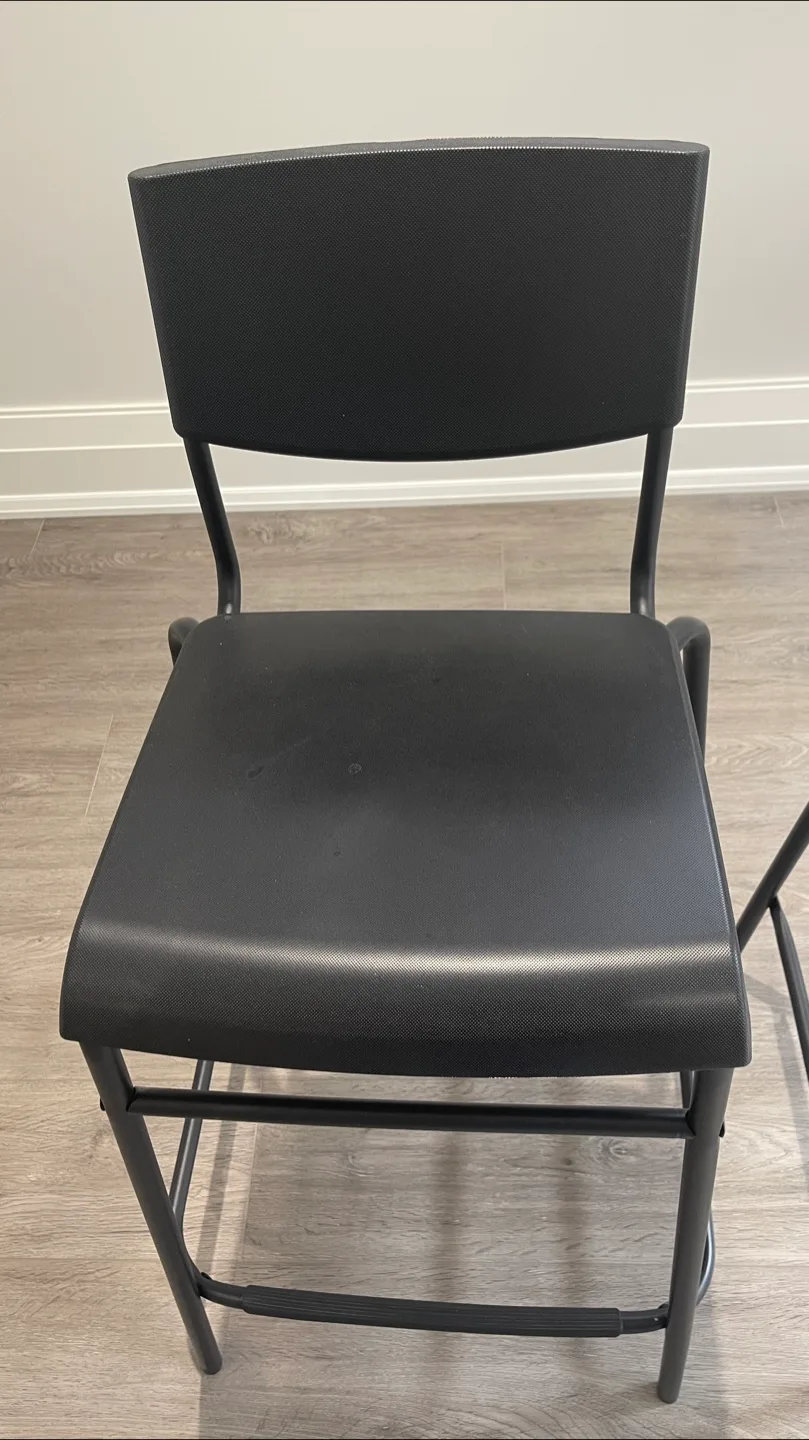 IKEA Franklin Bar Stool - Black image indicator(2)