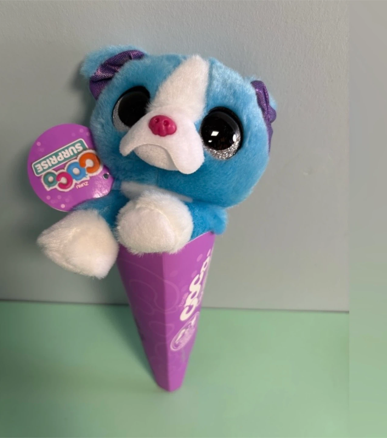 Zuru Coco Surprise Blue Dog Poncho Plush Toy