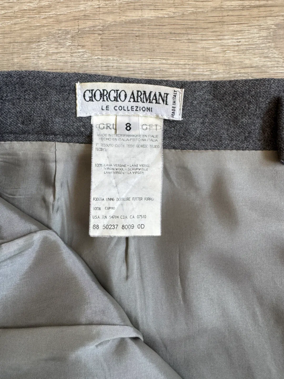 Giorgio Armani Wool Skirt - Size 8 image indicator(3)