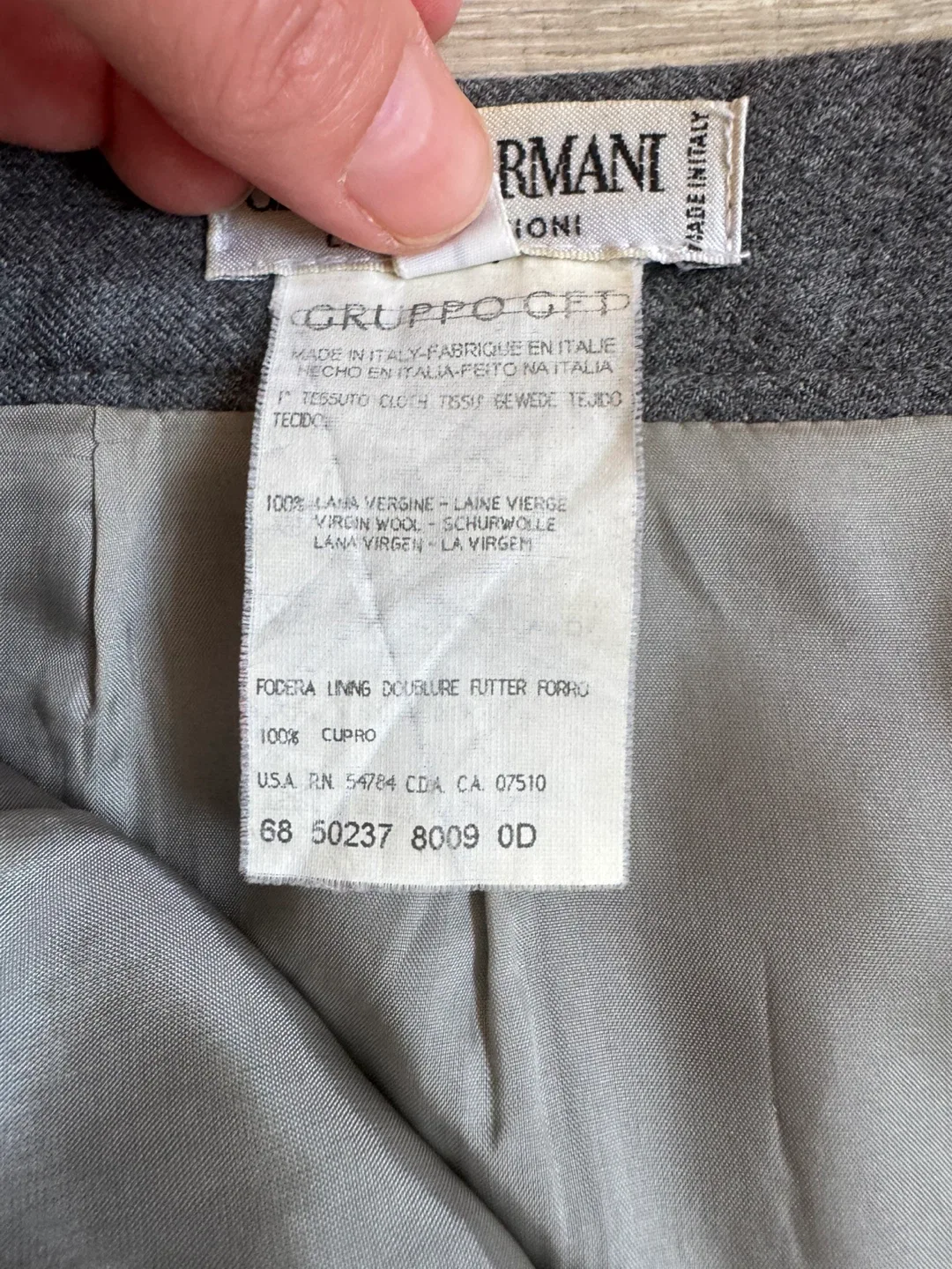 Giorgio Armani Wool Skirt - Size 8 image indicator(4)