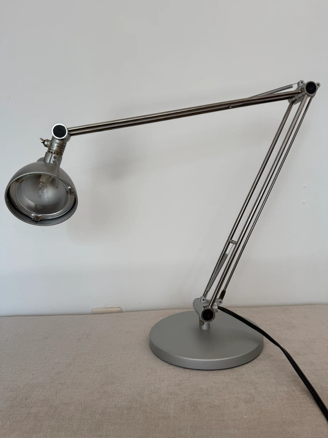 Silver Anglepoise Desk Lamp - photo 3