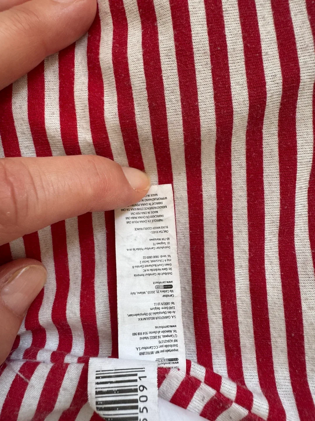 Red TEX Women's Hooded Jacket - Size L image indicator(6)