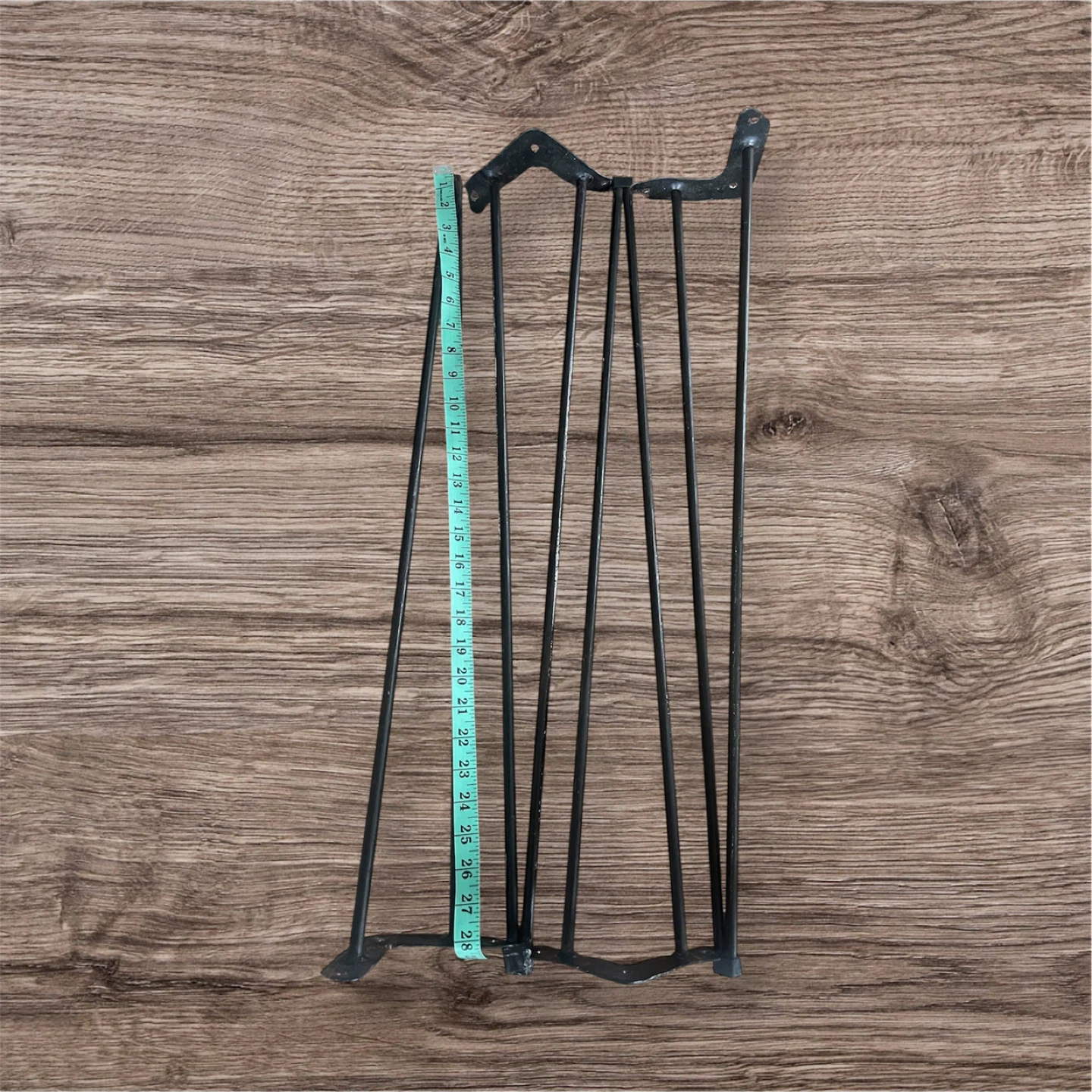 Set of 4 Metal Hairpin Table Legs, 28"