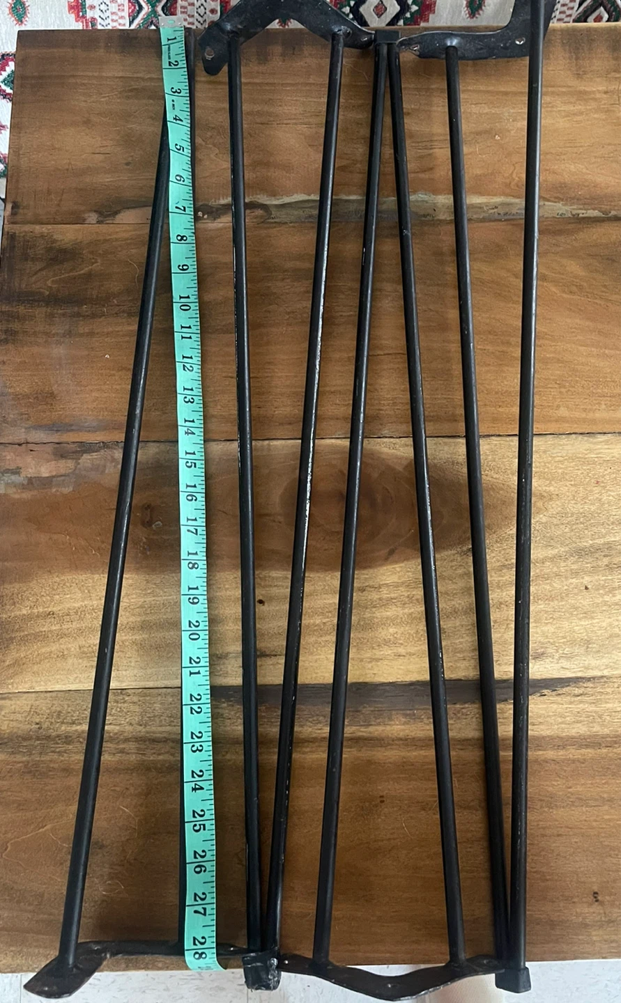 Set of 4 Metal Hairpin Table Legs, 28" - photo 2