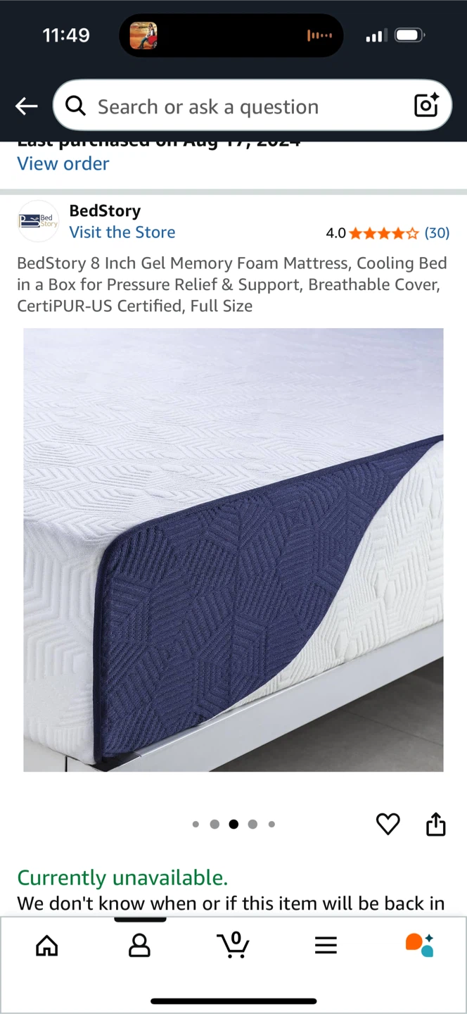 BedStory 8 inch Memory Foam Mattress - photo 3