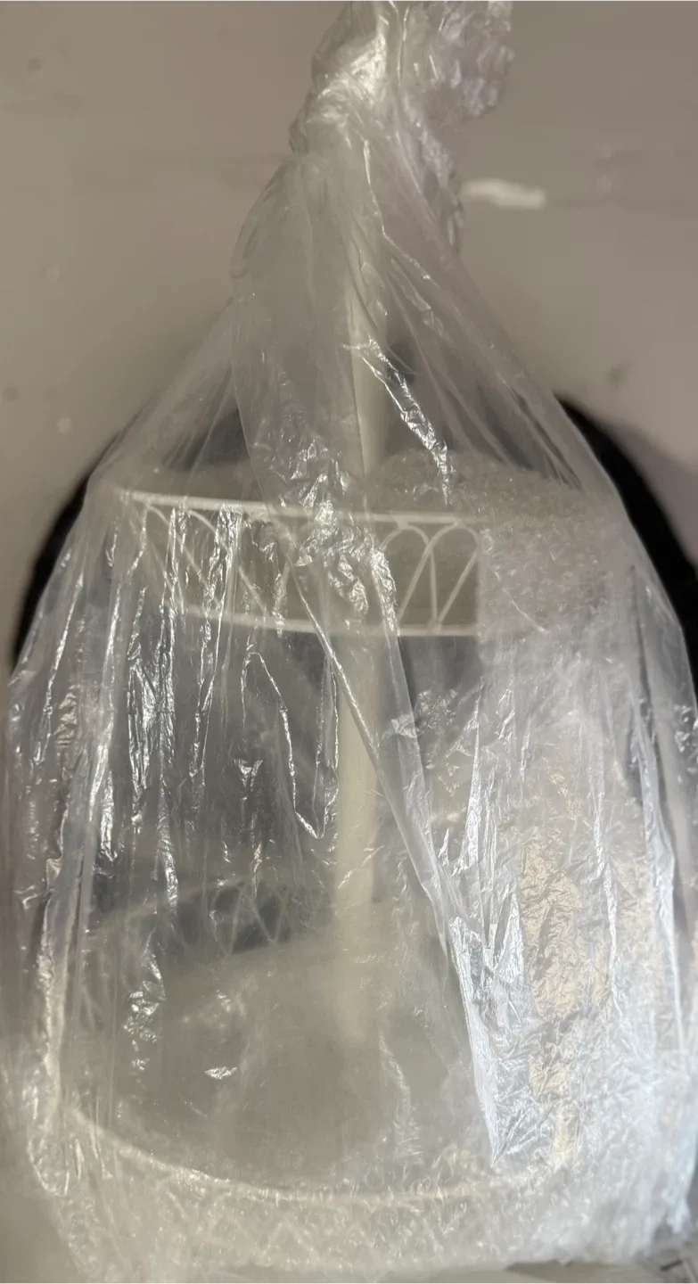 White Metal 2-Tiered Serving Stand image indicator(3)