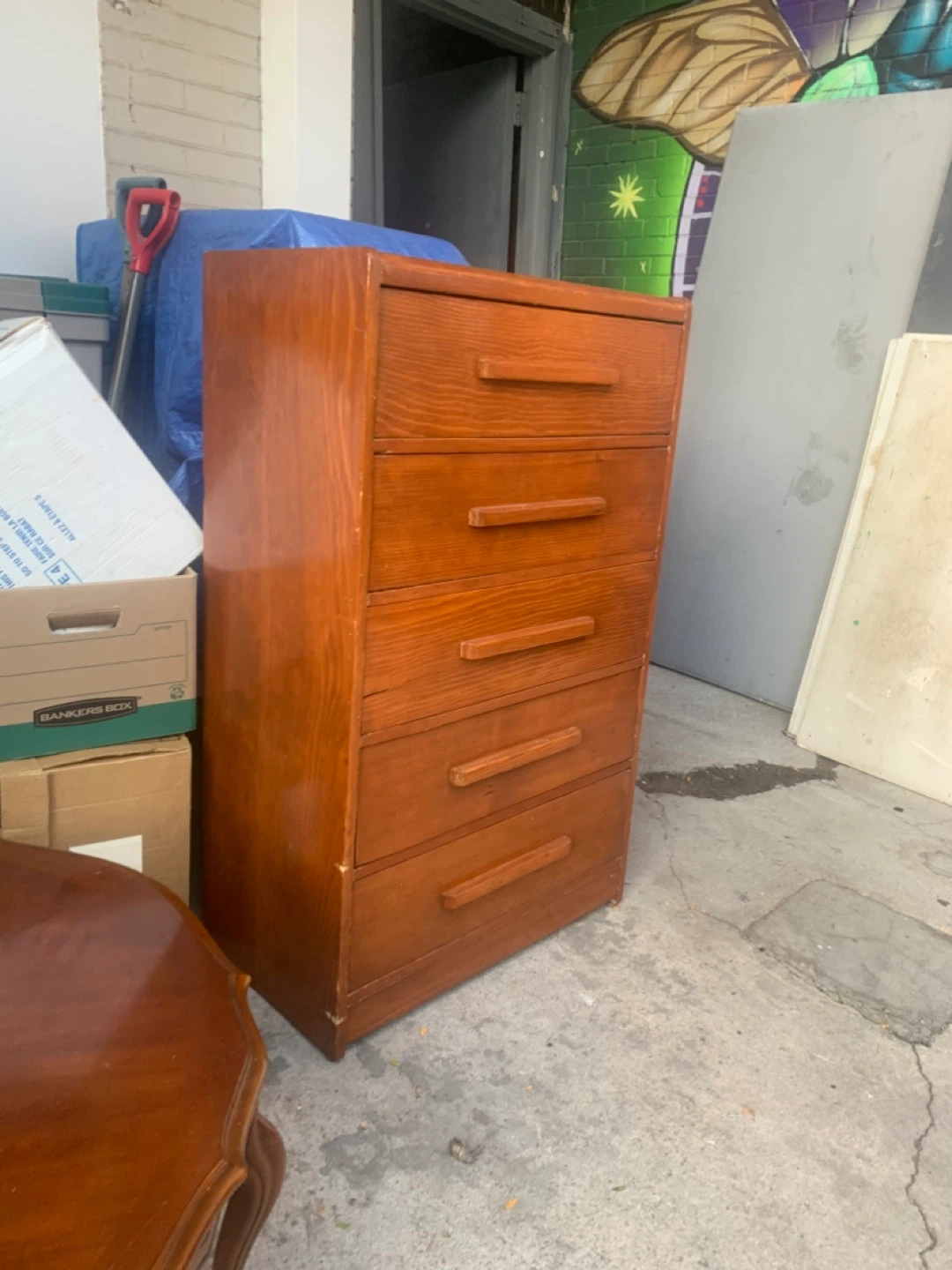 Wooden 5-Drawer Dresser - photo 2