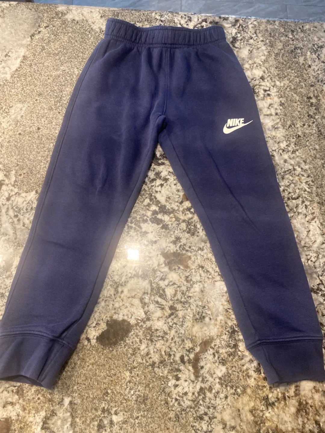 Boys Nike Navy Blue Sweatpants size 5-6 thumbnail