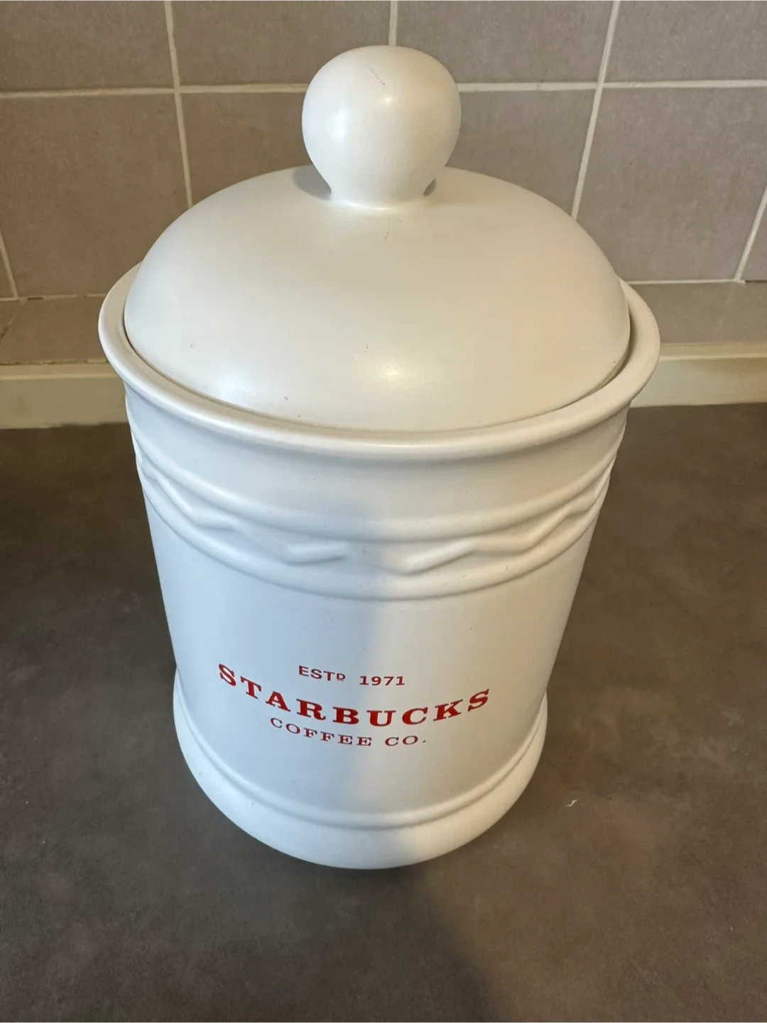 Starbucks Coffee Co. Ceramic Canister thumbnail