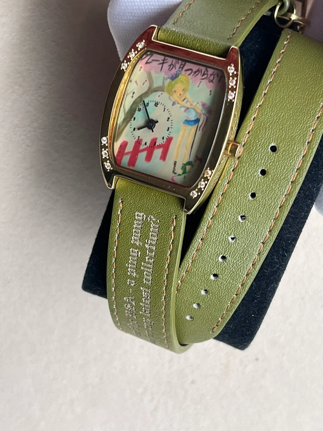 Harajuku Lovers wraparound band watch - Y2K image indicator(2)