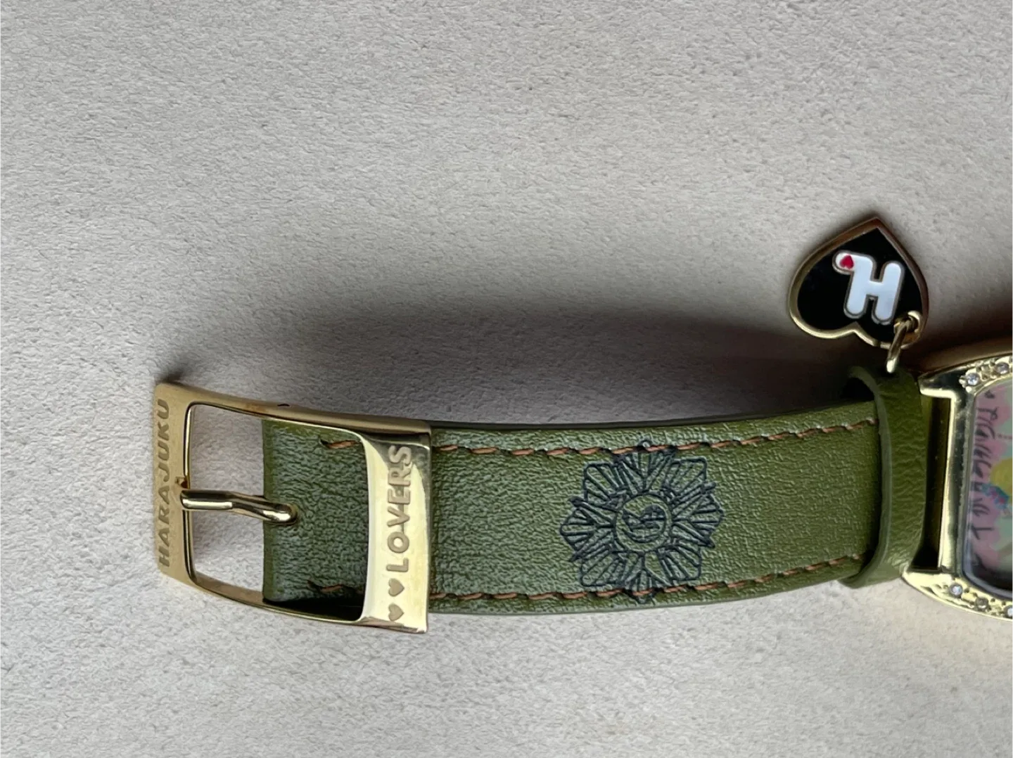 Harajuku Lovers wraparound band watch - Y2K image indicator(6)