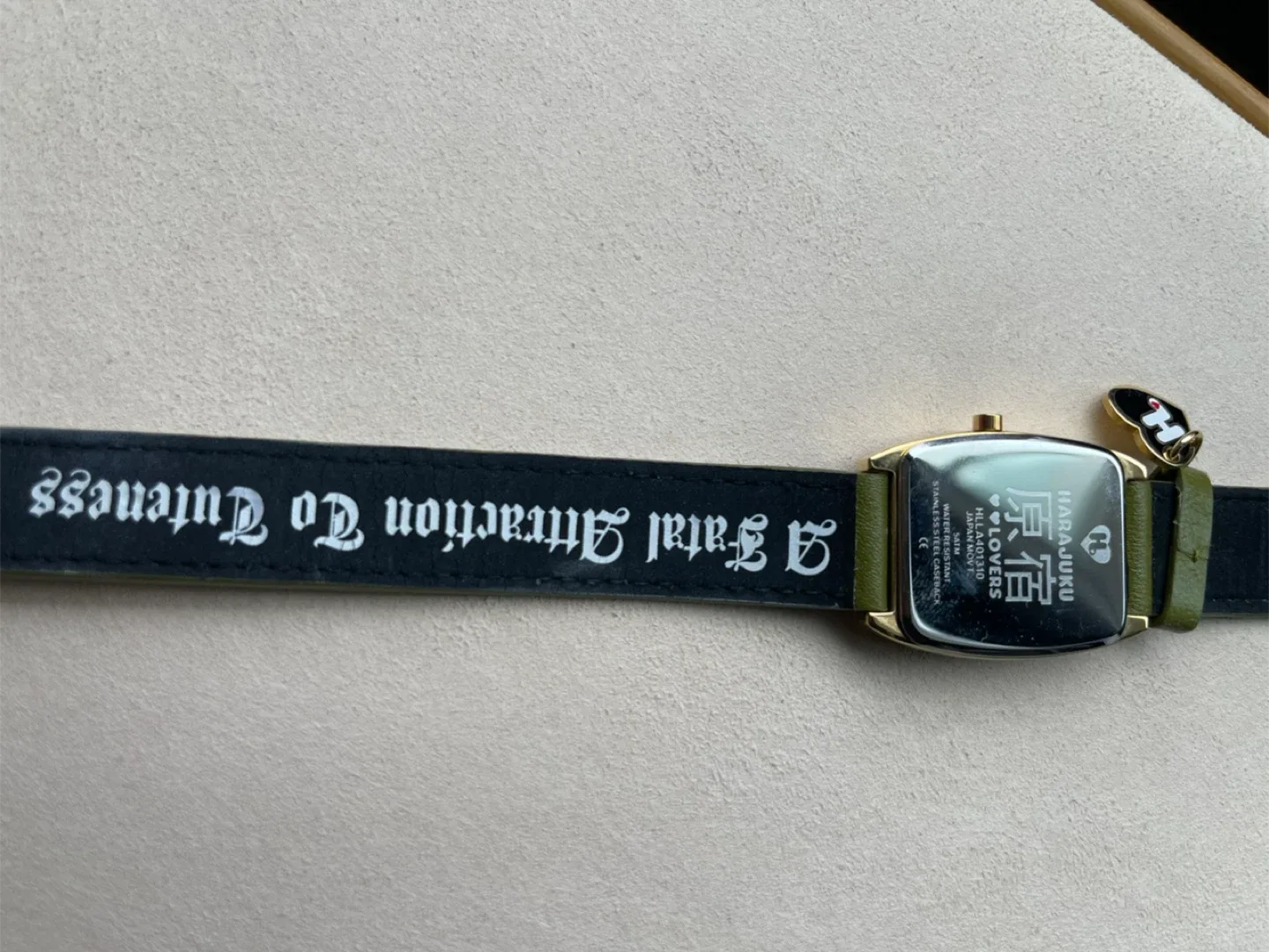 Harajuku Lovers wraparound band watch - Y2K image indicator(3)