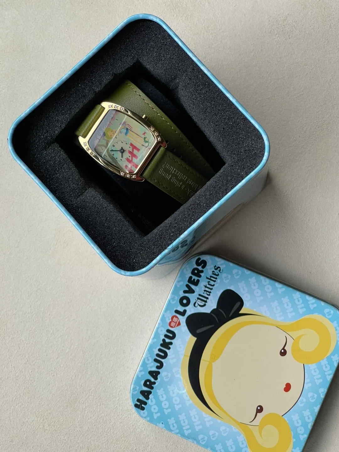 Harajuku Lovers wraparound band watch - Y2K