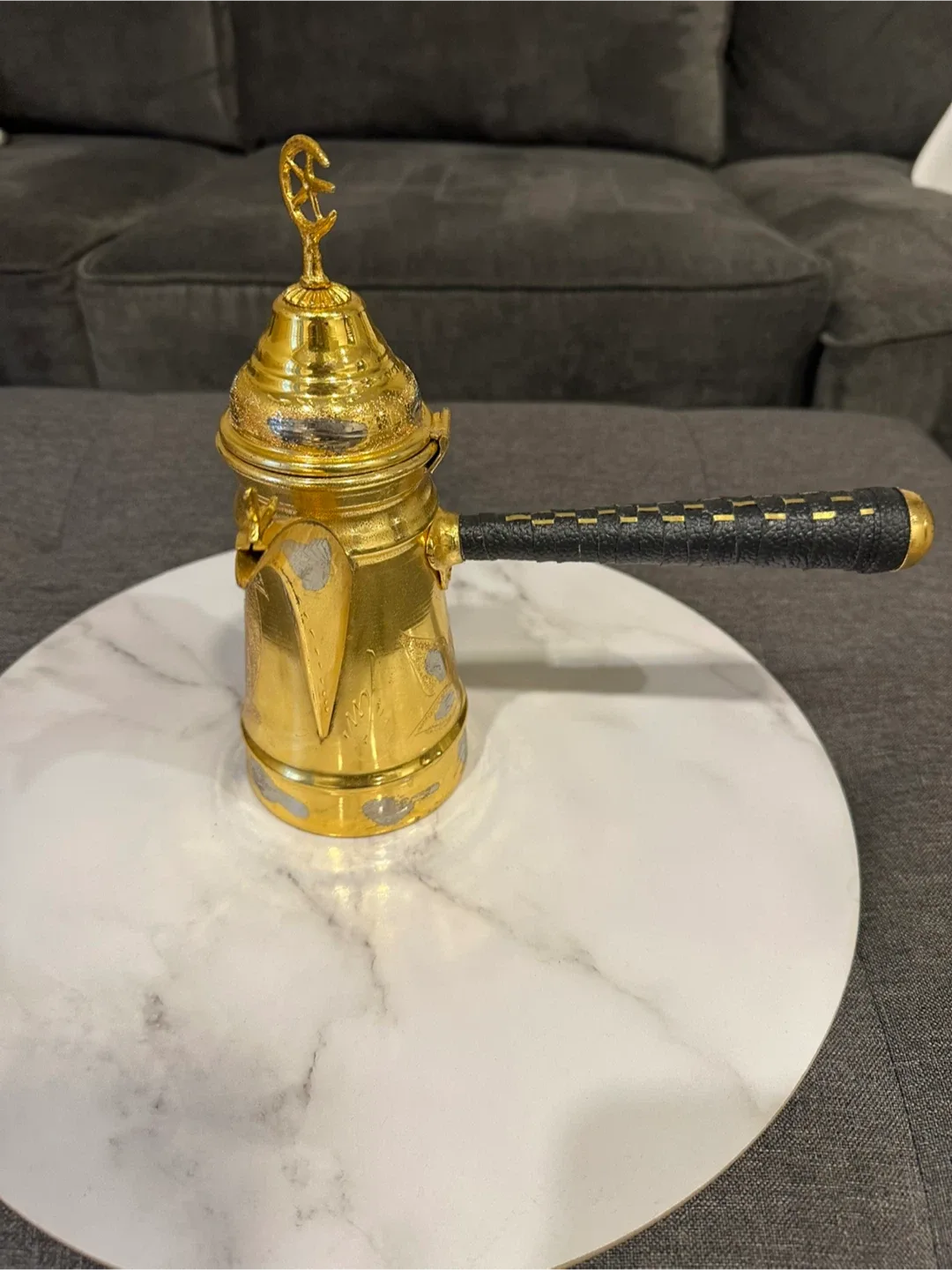 Gold Arabic coffee pot thumbnail