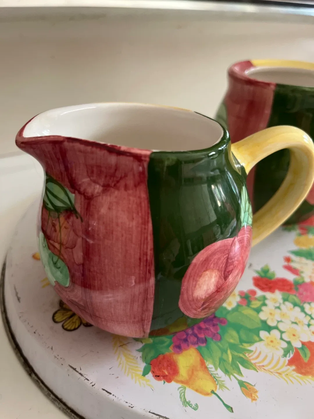 Vintage Creamer and Sugar Bowl Set 🥕 image indicator(3)