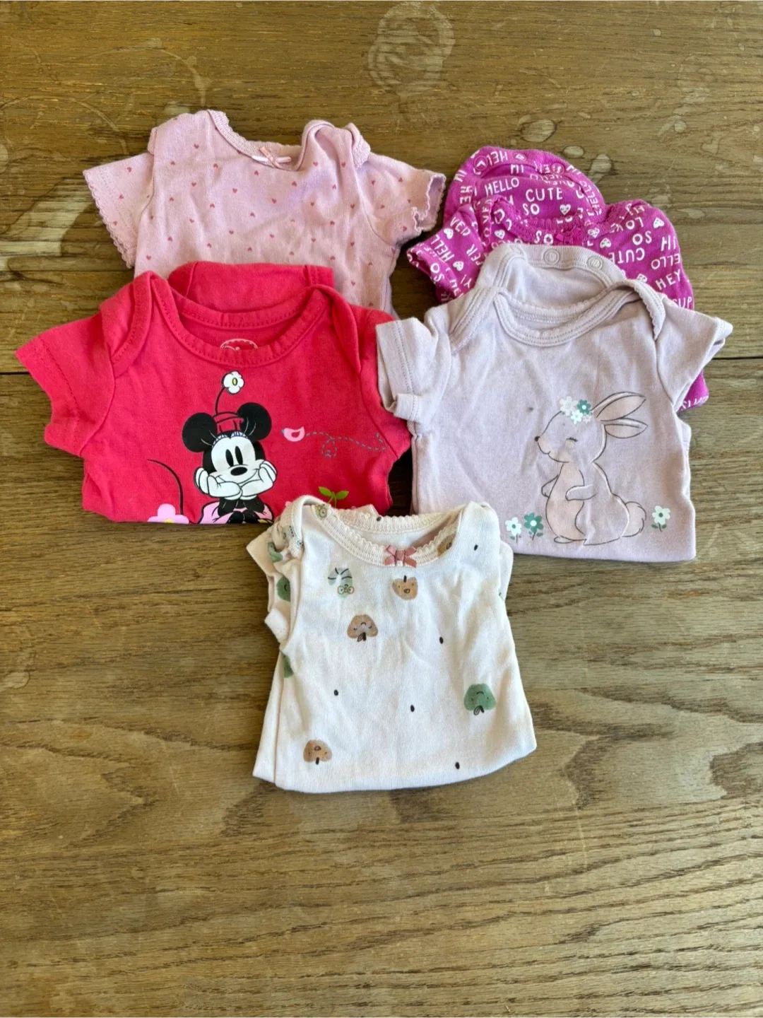 Baby Girl Onesies- NB size thumbnail