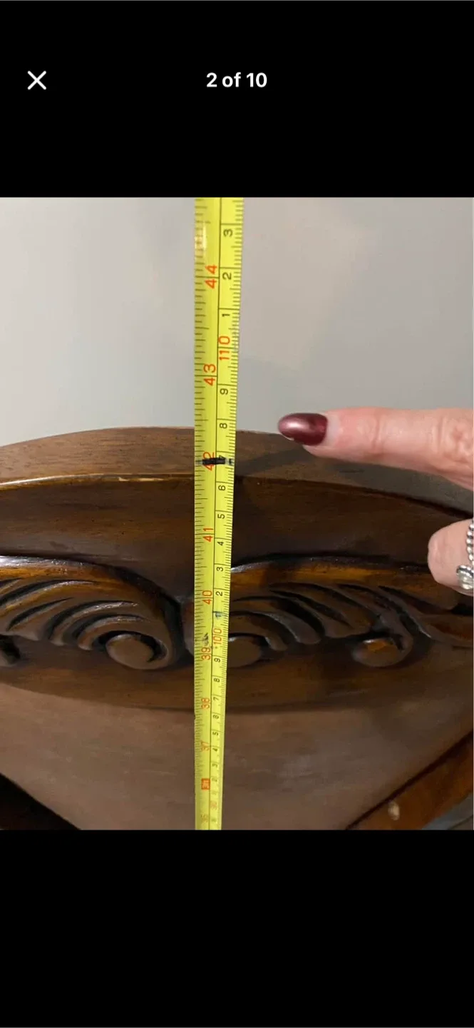 Brown Ornate Dining Chair image indicator(5)