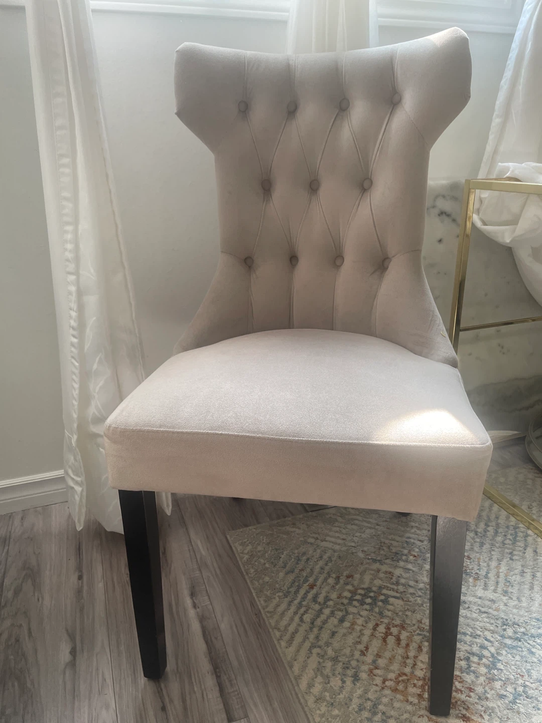 6 Dining Chairs - ruffled Champlain Colour $100 for all