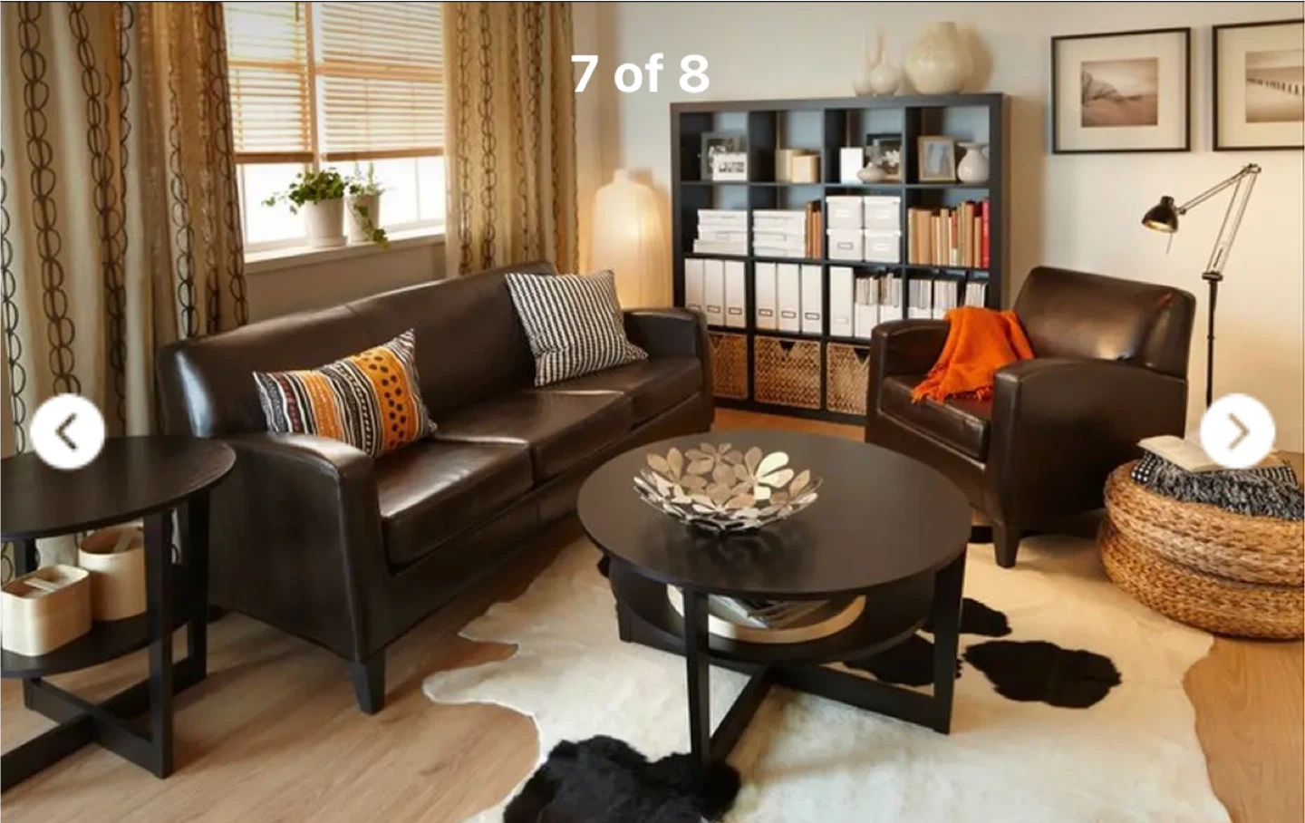 Vegan Leather Armchair & Ottoman - photo 4