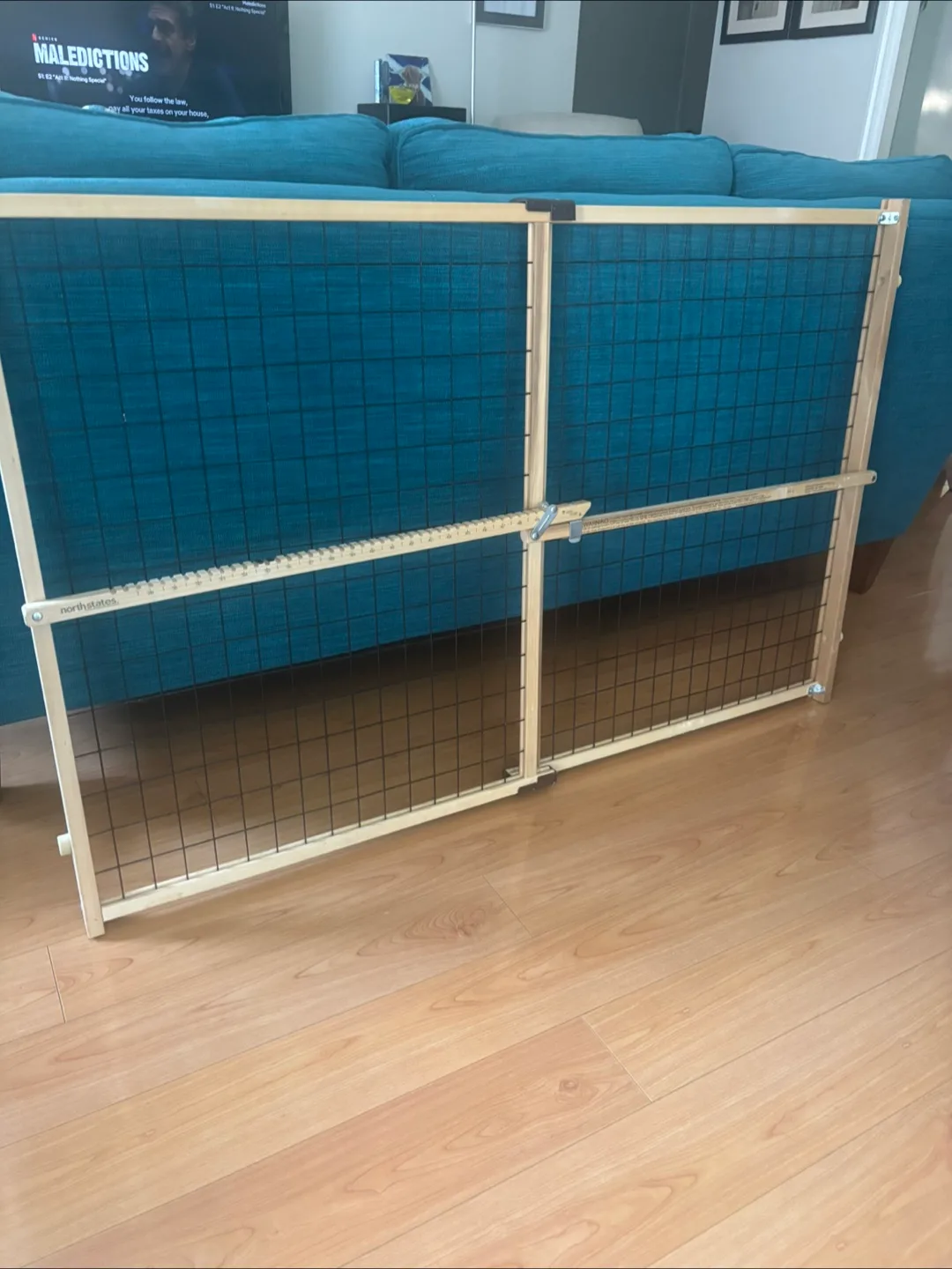 North States Wire Mesh Gate for baby/dog image indicator(2)