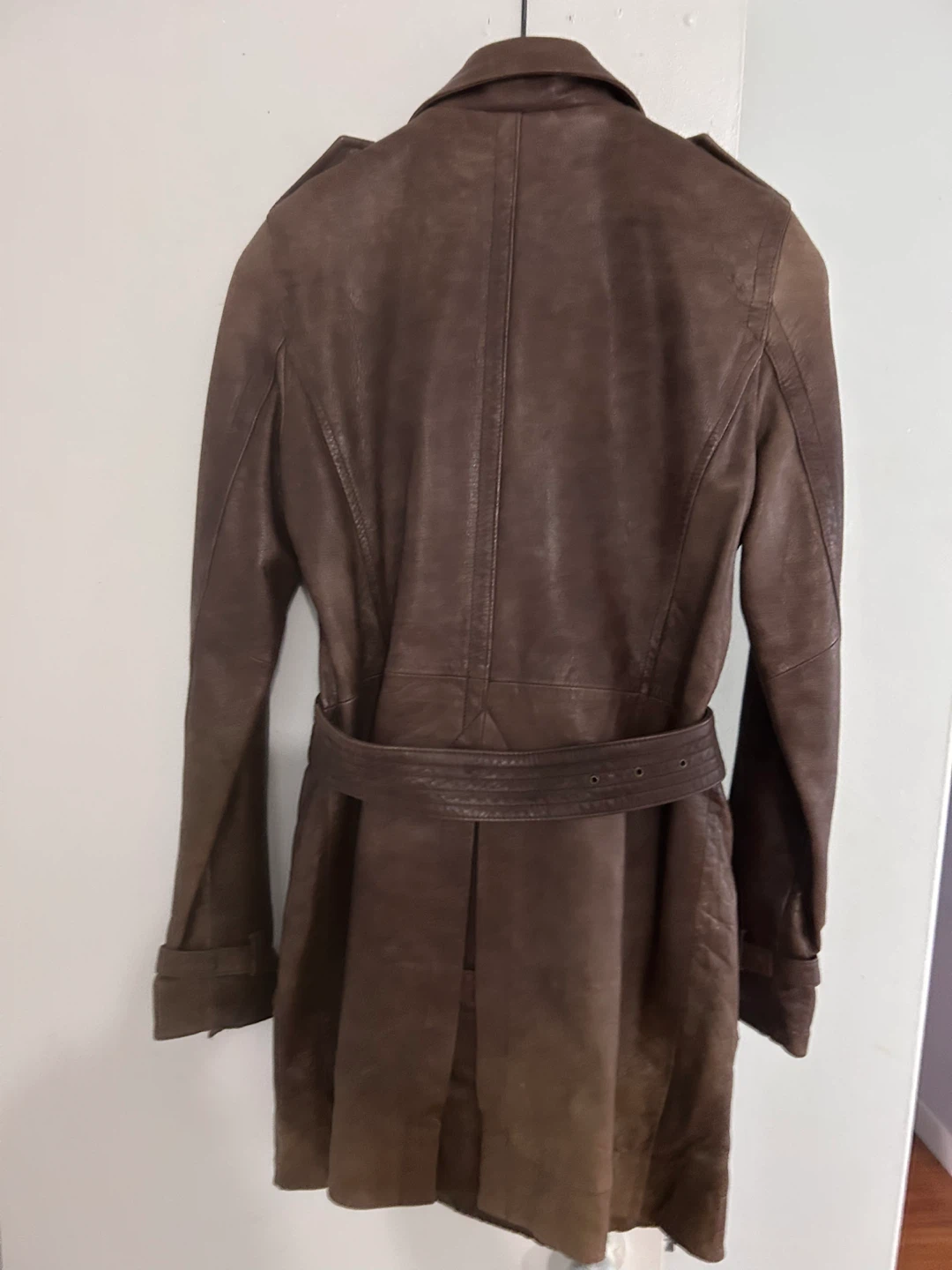 Banana Republic Leather Trench Coat - XS - photo 2