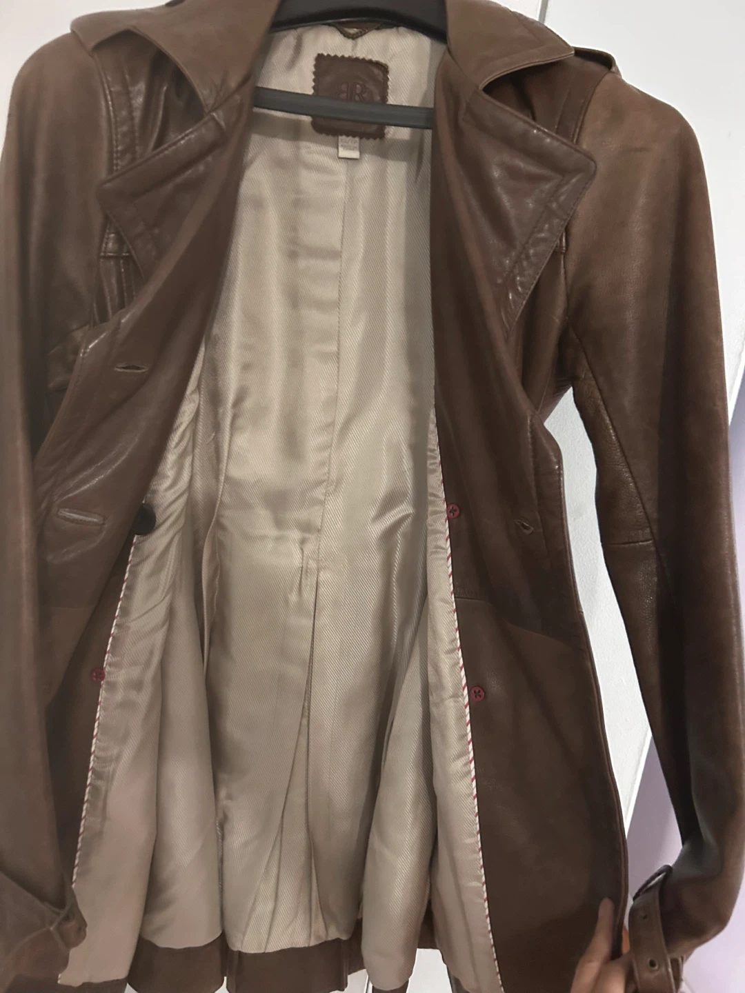 Banana Republic Leather Trench Coat - XS - photo 5