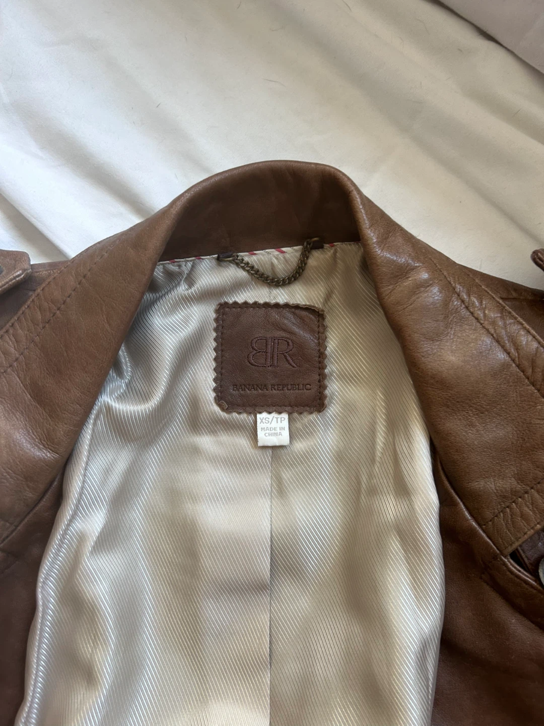 Banana Republic Leather Trench Coat - XS - photo 4
