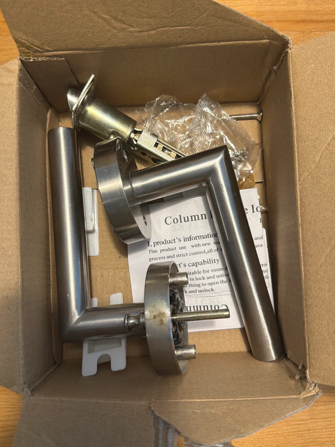 Column Door Handle Set