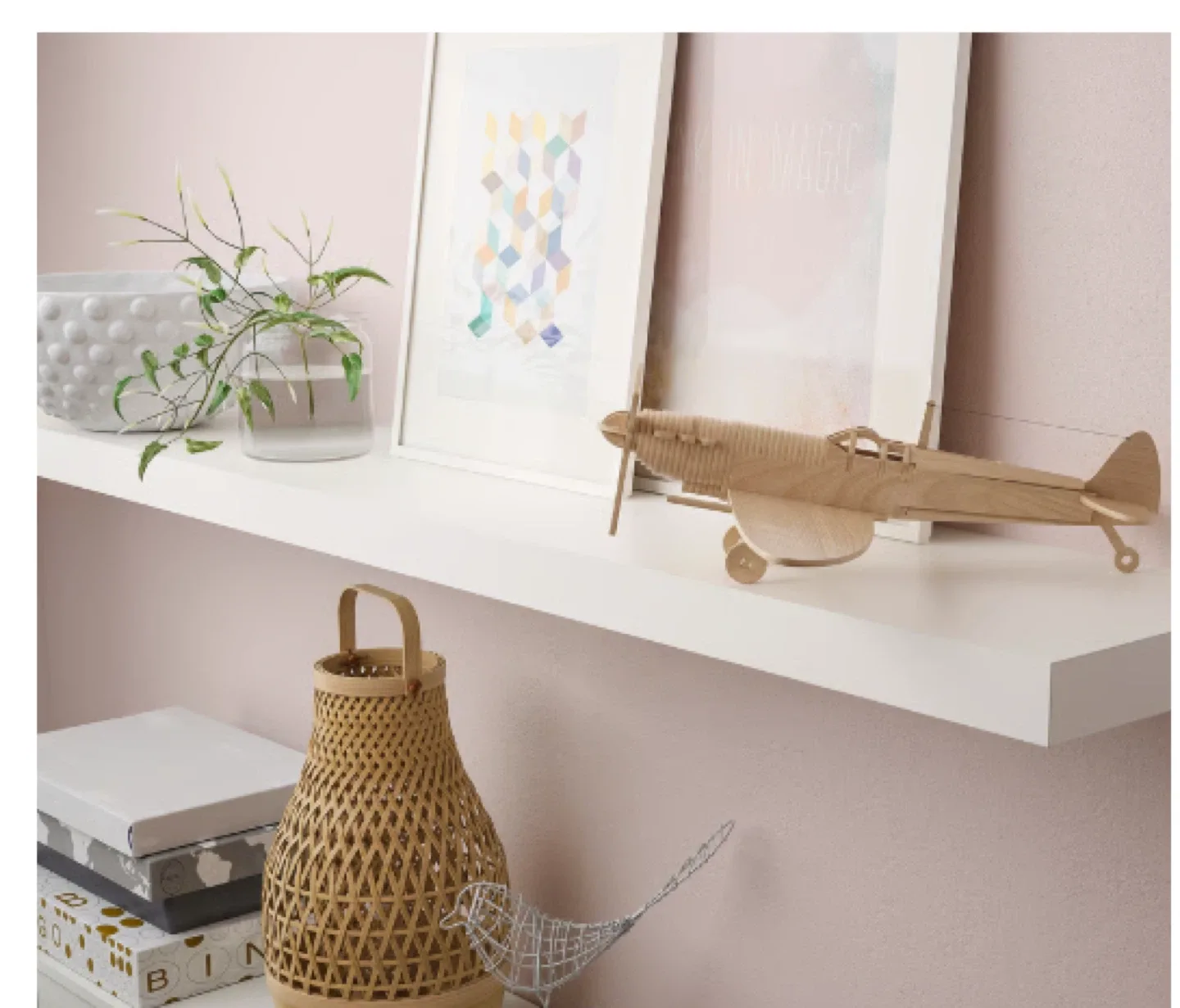 Two IKEA Lack Wall Shelf - White 190 x 26 cm thumbnail