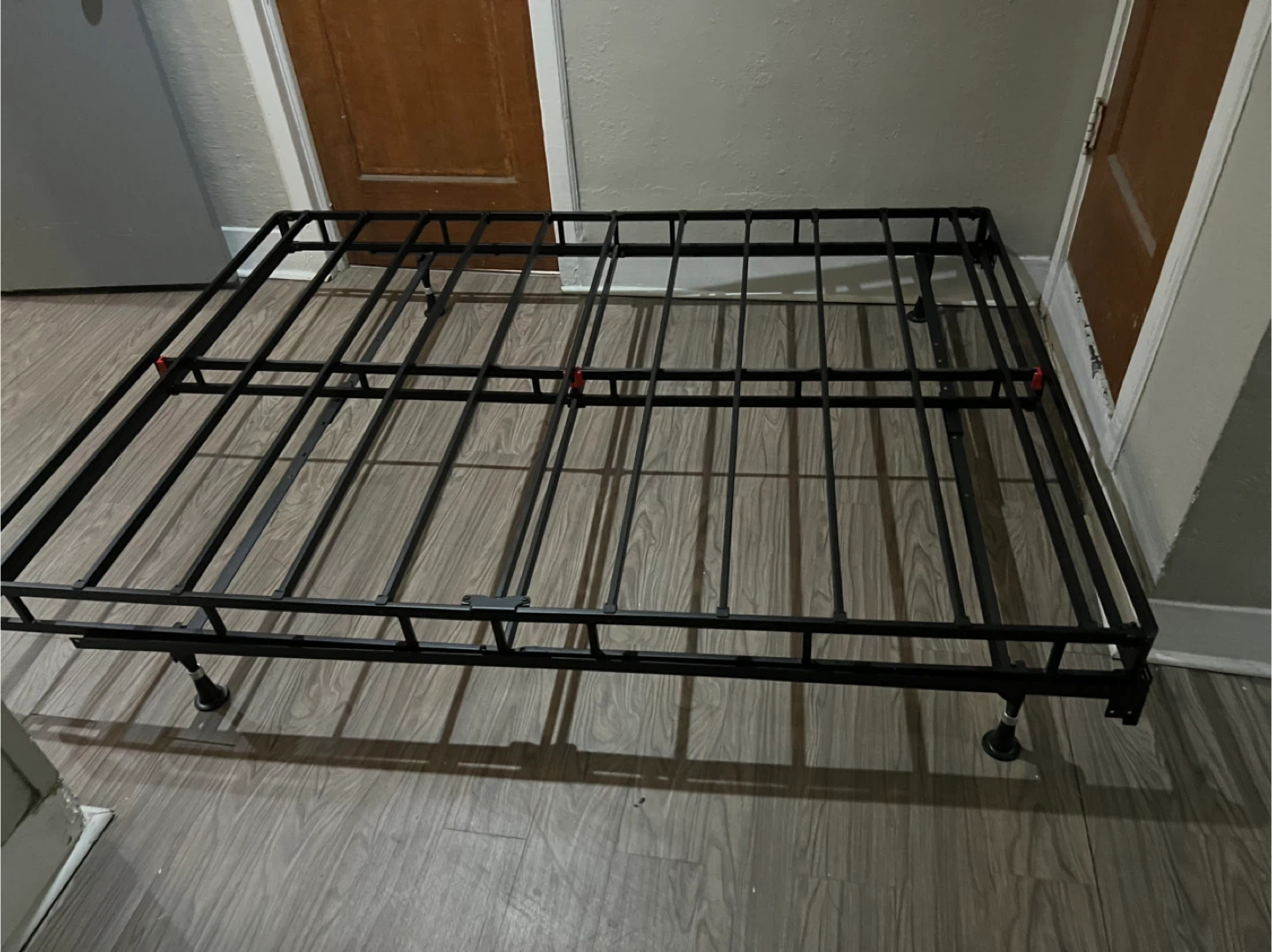Black Metal Bed Frame Queen - photo 2