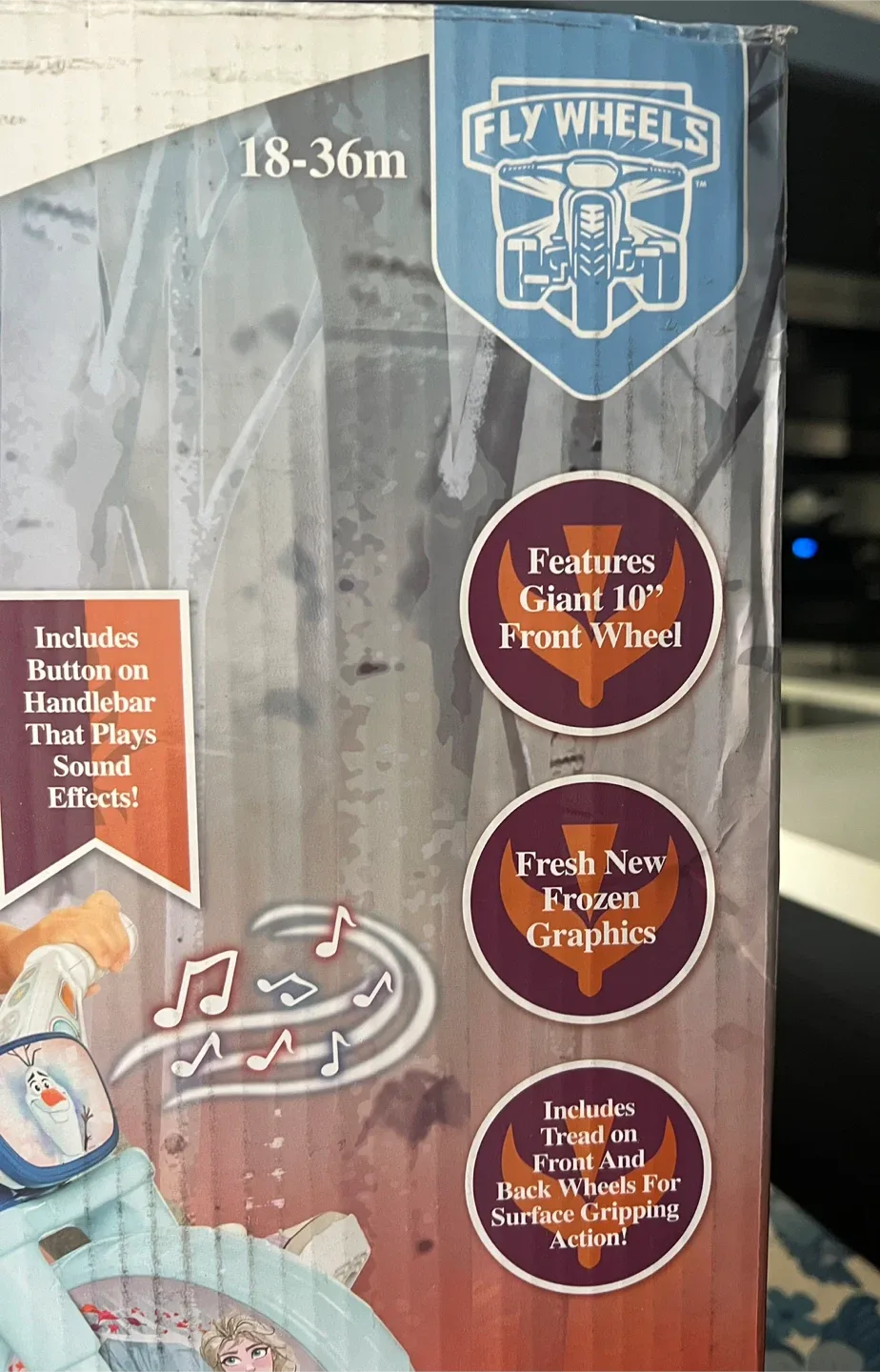 Disney Frozen 2 10" Junior Cruiser Ride-On w Sound Effects image indicator(4)