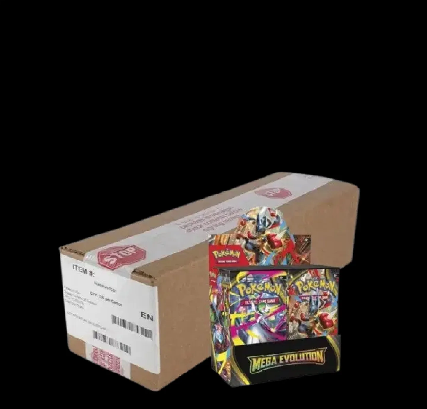 Pokemon mega evolutions booster box enhanced sealed case thumbnail
