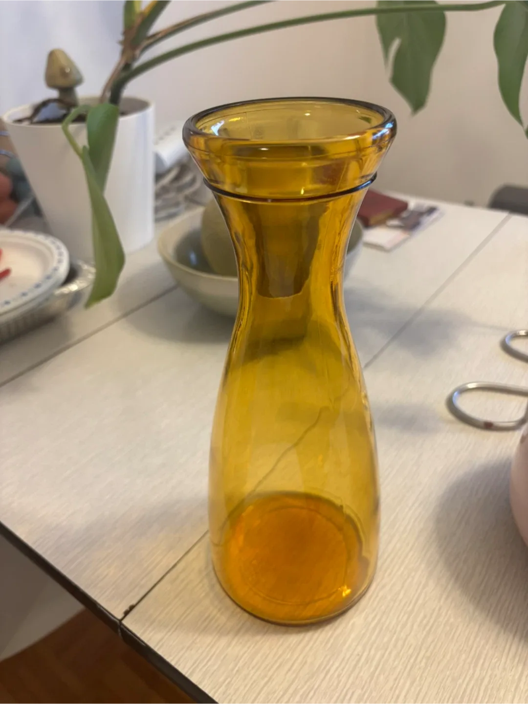 Amber Glass vase/carafe thumbnail