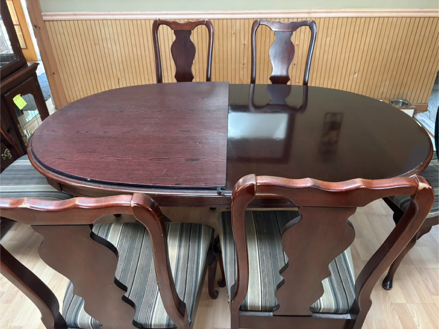 Dark Wood China Cabinet & Dining Set - photo 5