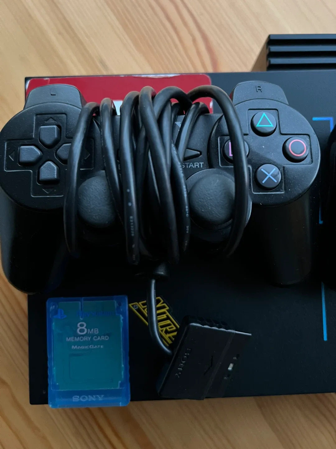 PS2 SETUP / Console-2Controllers-2Memory Cards -MOVING SALE✈️ image indicator(3)