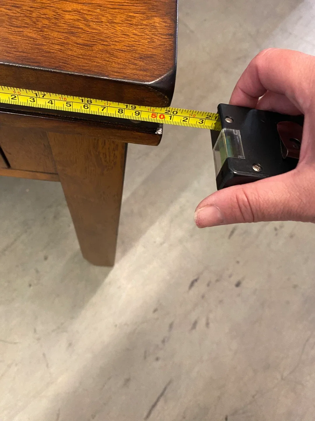 Wood End Table with Drawer image indicator(4)