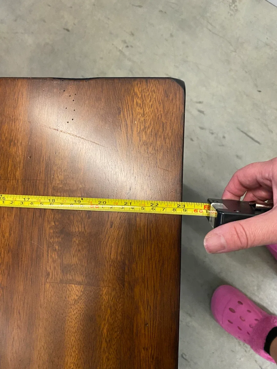 Wood End Table with Drawer image indicator(3)