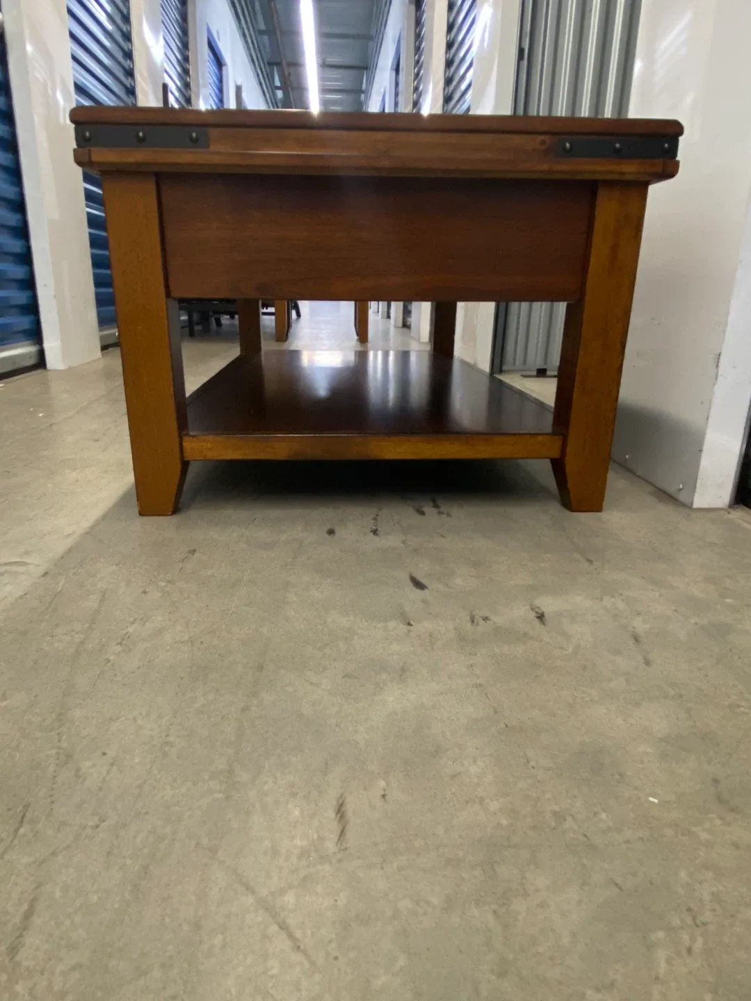 Wood Coffee Table with Drawers image indicator(3)