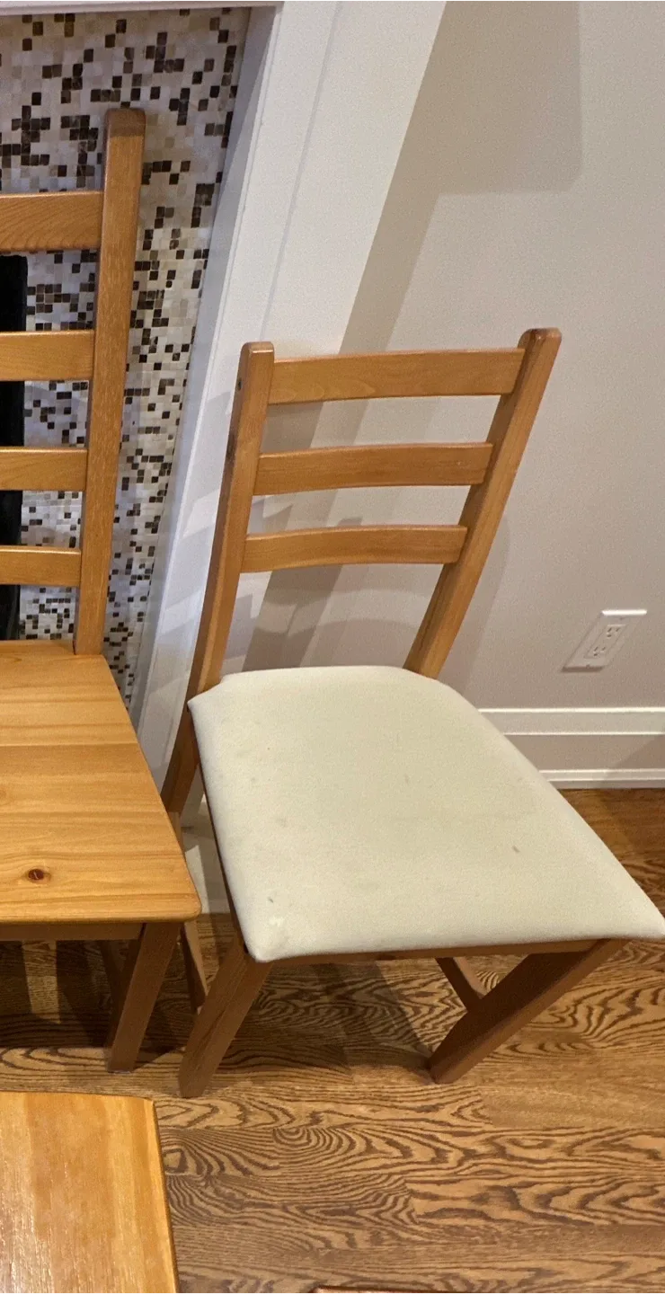 IKEA Ingolf Chair - Light Wood image indicator(3)